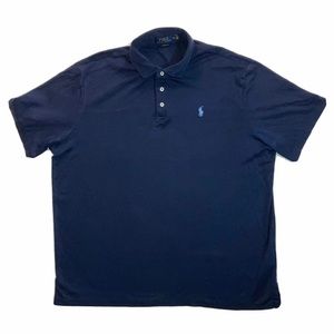 Polo by Ralph Lauren - Dark Blue Polo with Light Blue Logo